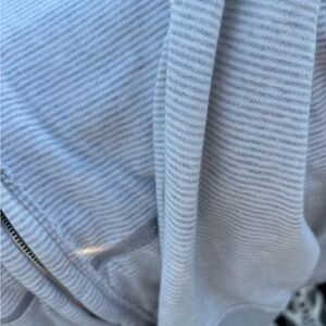 Abercrombie & Fitch Light Gray Zip-Up Jacket